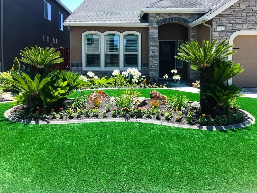 Custom garden landscaping in Madera, CA by Transform Landscape
