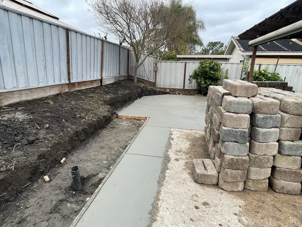 Affordable landscape installation with custom design in Castro Valley, CA by Transformation Construction and Design