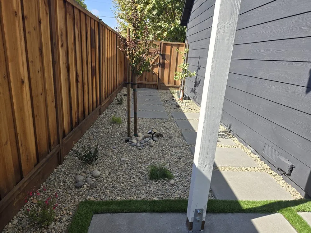 Custom yard cleanup service in Castro Valley, CA by Transformation Construction and Design