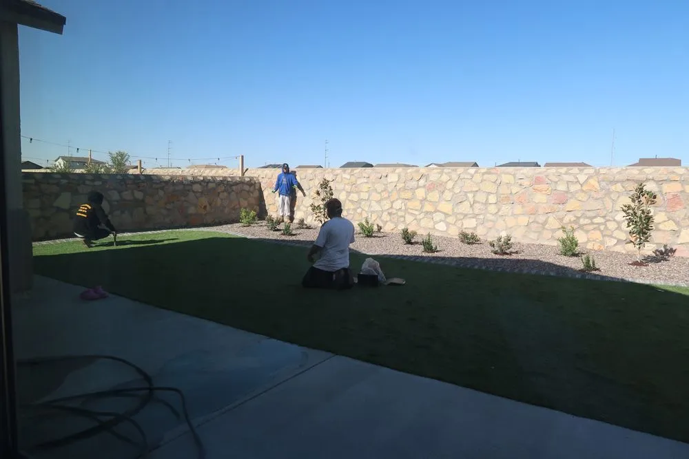 Expert garden landscaping in El Paso, TX by Transformers Landscaping