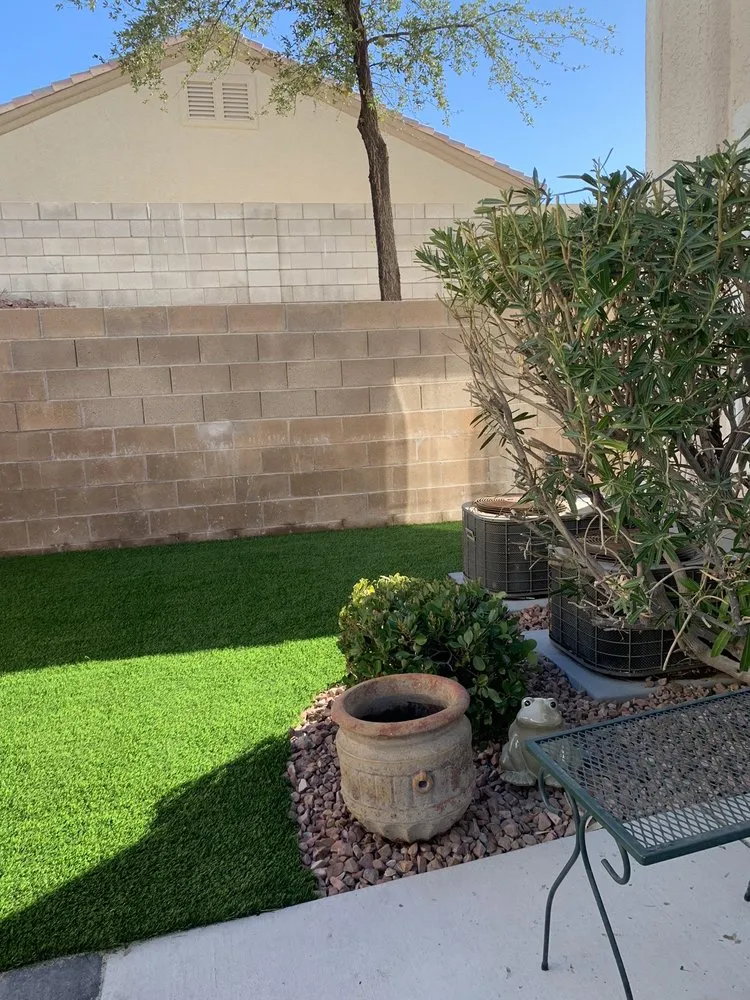 Expert yard cleanup service for beautiful yards in Las Vegas, NV by Transformers Landscaping