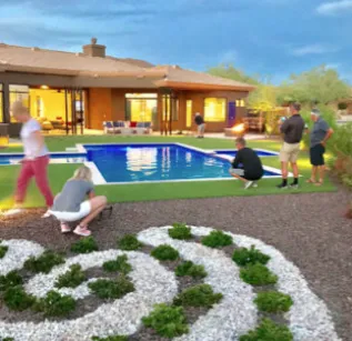 Expert landscape design for year-round maintenance in Glendale, AZ by Transforming Landscape