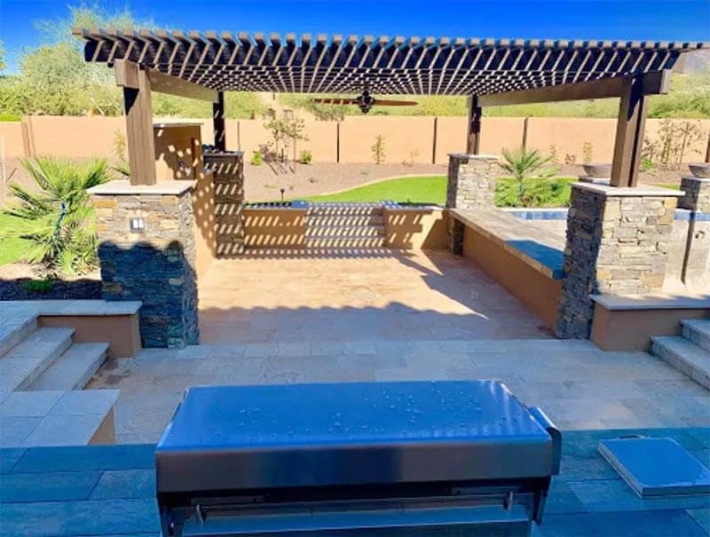 Custom garden landscaping near you in Glendale, AZ by Transforming Landscape