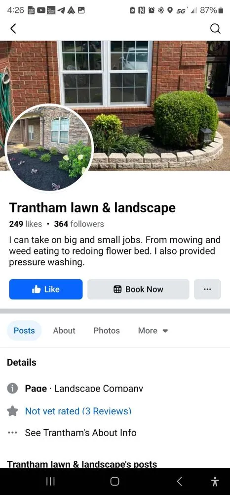 Professional landscape design for residential properties in Covington, TN by Trantham Lawn & Landscape
