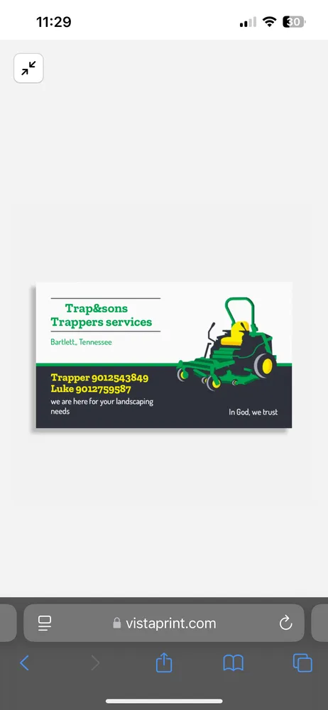 Local lawn mowing service in Bartlett, TN by Trap&Sons