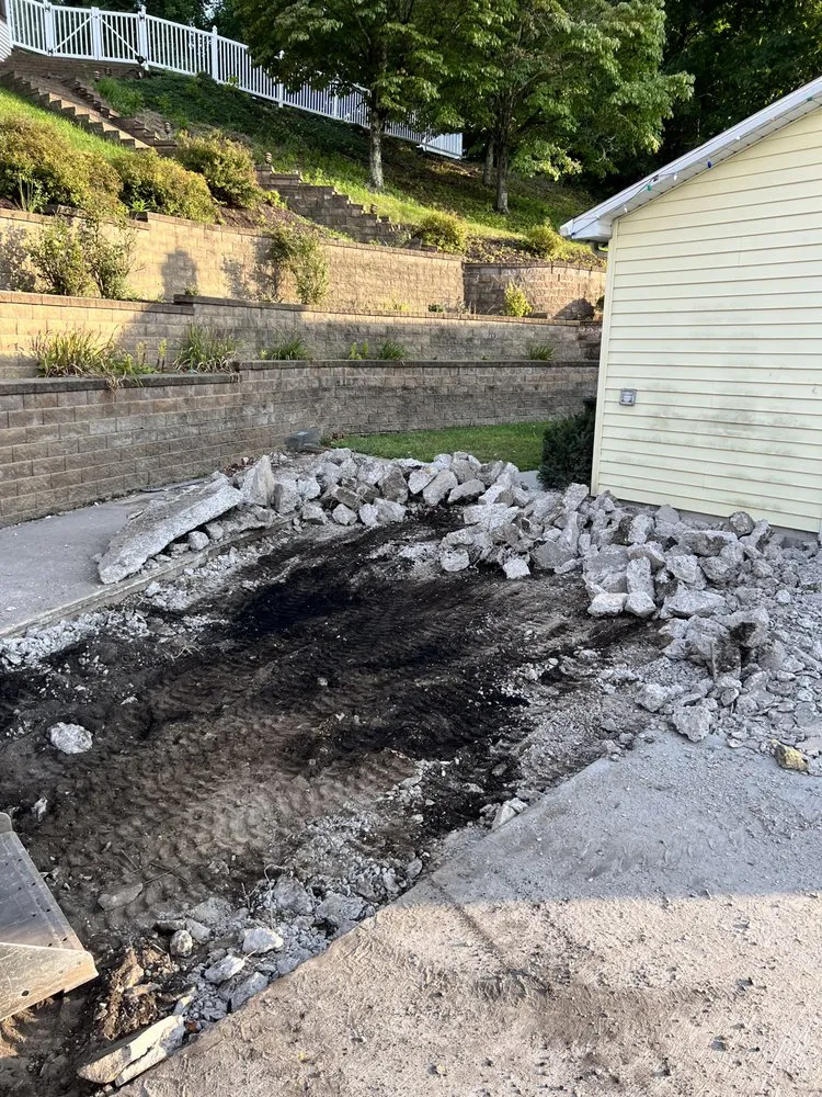 Expert residential landscaping in Morgantown, WV by Travers Hauling & Services