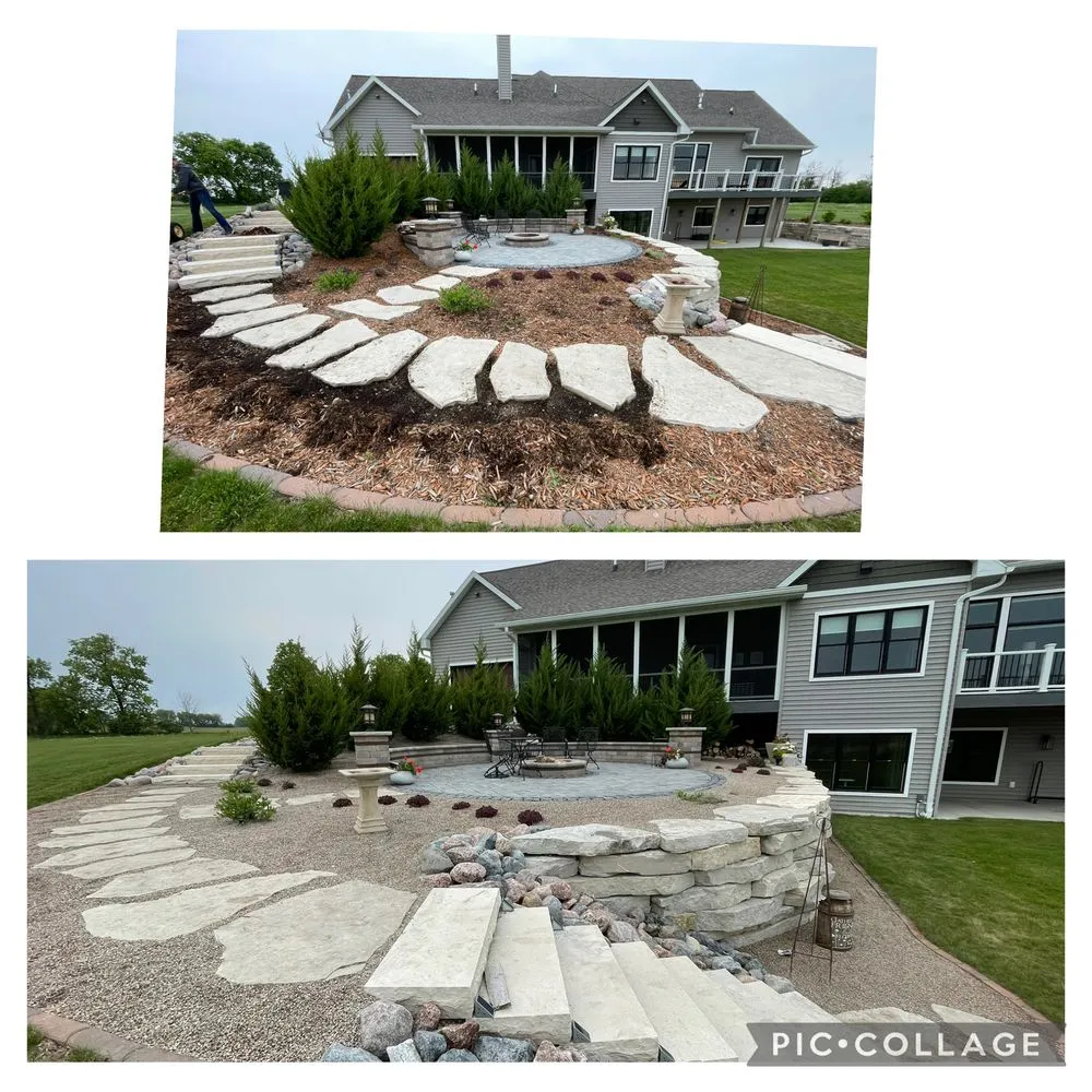 Top-rated outdoor landscaping in Winneconne, WI by Travis Leichtfuss