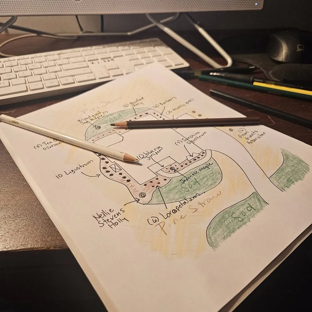 Local landscape installation in Pittsboro, NC - Travis Thurber Landscaping