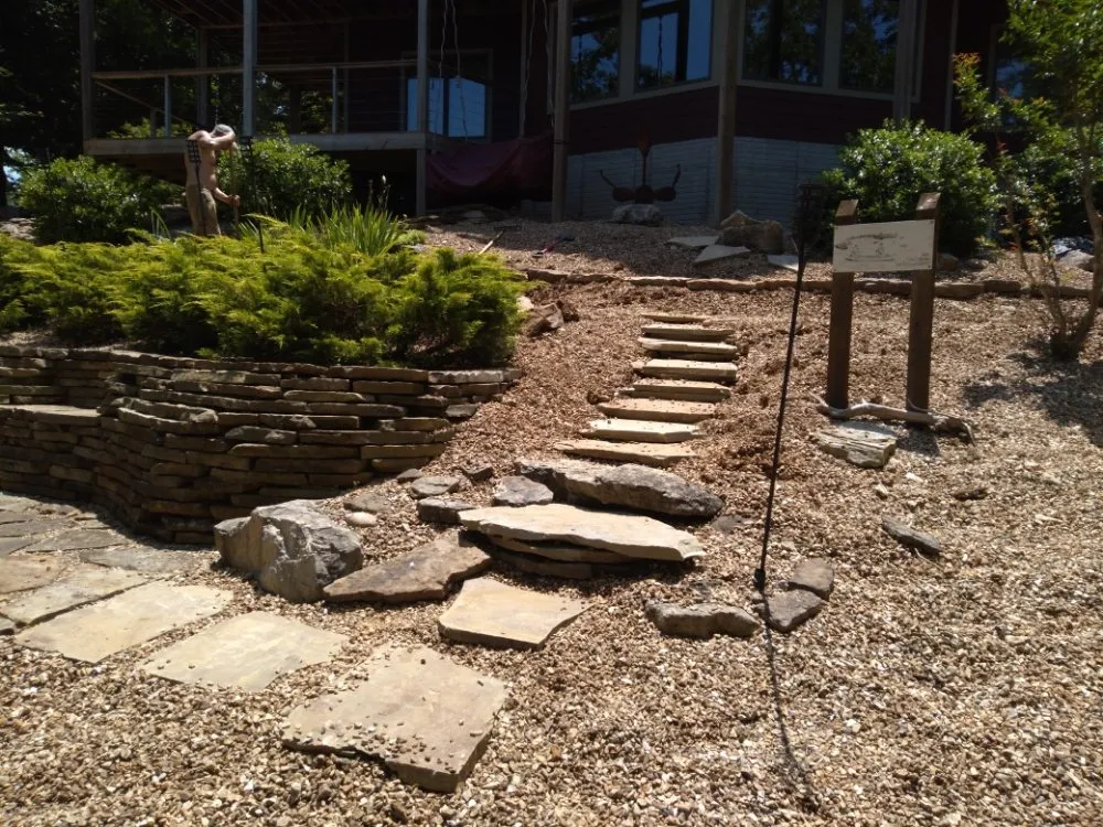Local landscape installation in Blue Eye, MO - Trav's Landscaping