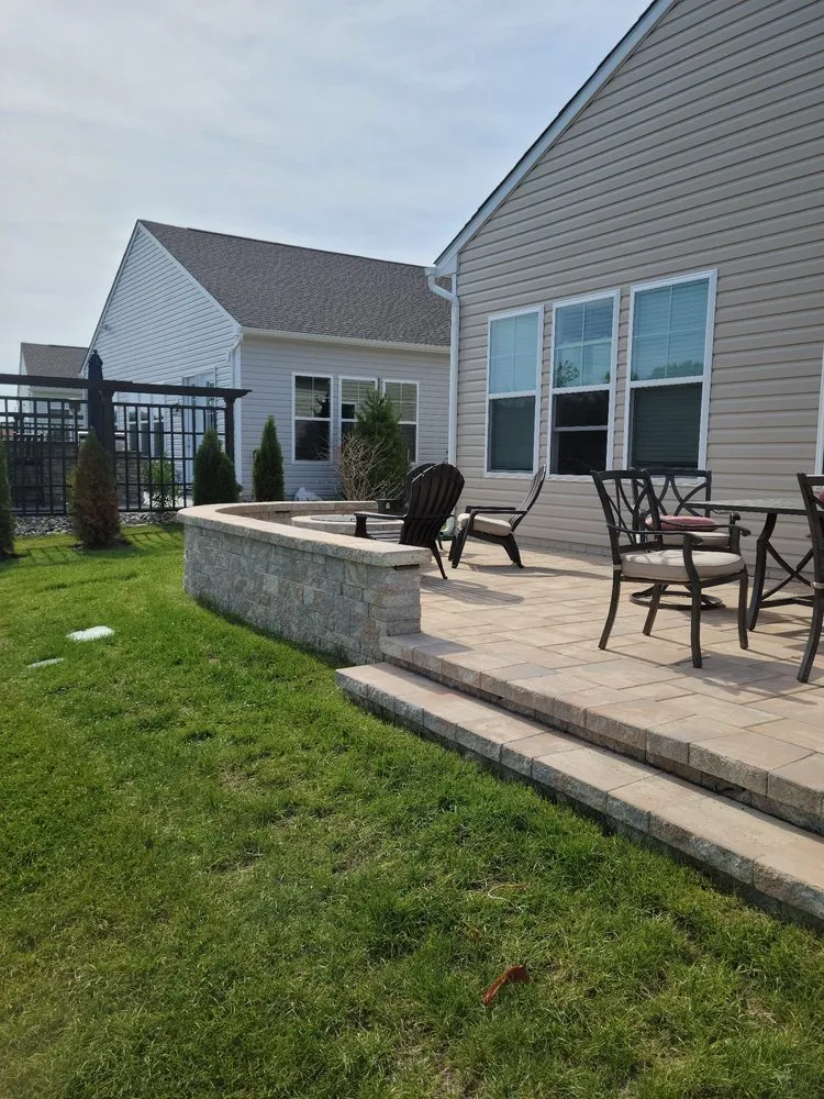 Custom residential landscaping in Grasonville, MD by Treadstone Hardscapes