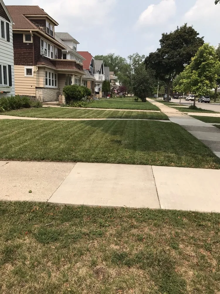 Professional garden landscaping for homes in Milwaukee, WI by Treal's Lawn Care