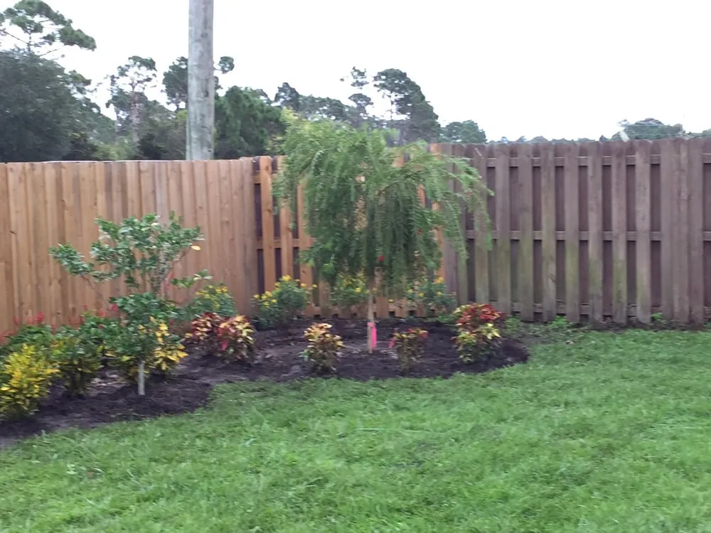 Custom garden landscaping in Stuart, FL by Treasure Coast Lawn & Landscape