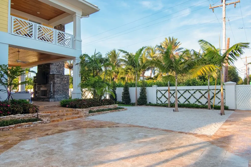 Local yard cleanup service for beautiful yards in Boynton Beach, FL by Treasurescapes