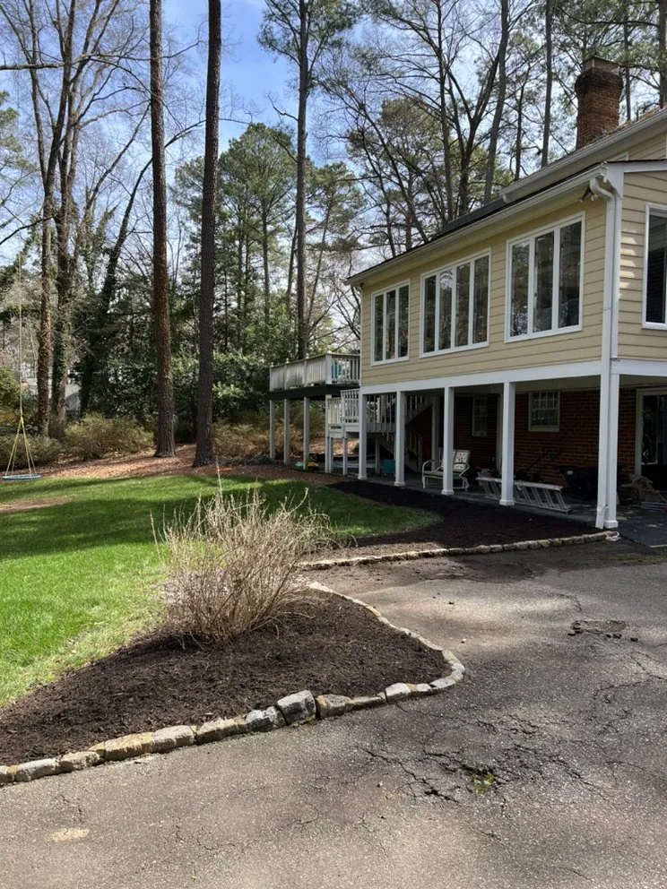 Professional residential landscaping for beautiful yards across Fredericksburg, VA - Tree Climber Of Va & landscaping