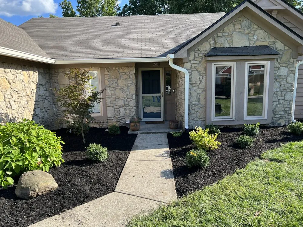Professional outdoor landscaping for residential properties in Carmel, IN by Tree of Life