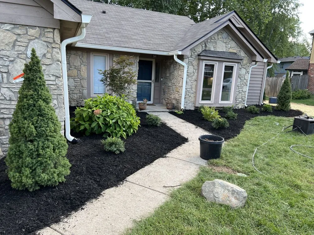 Professional landscape installation in Carmel, IN by Tree of Life