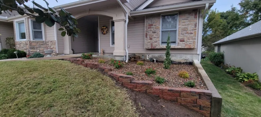 Professional landscape design in Carbondale, KS by Tree of Life Landscaping
