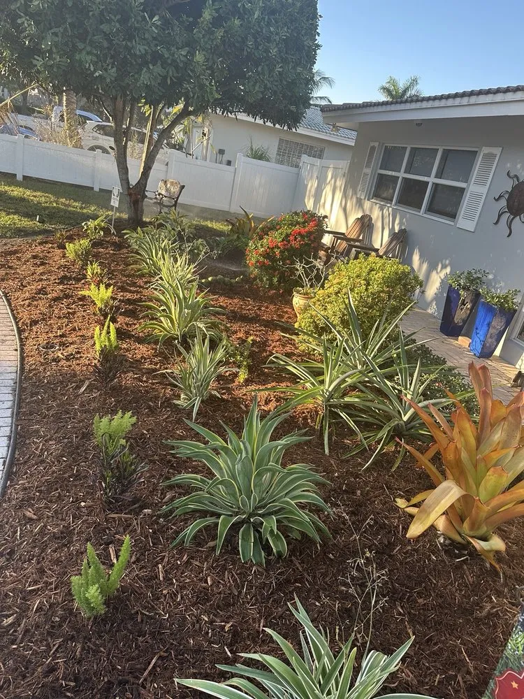 Custom garden landscaping for year-round maintenance across Pompano Beach, FL - Tree of Life Landscaping Specialist