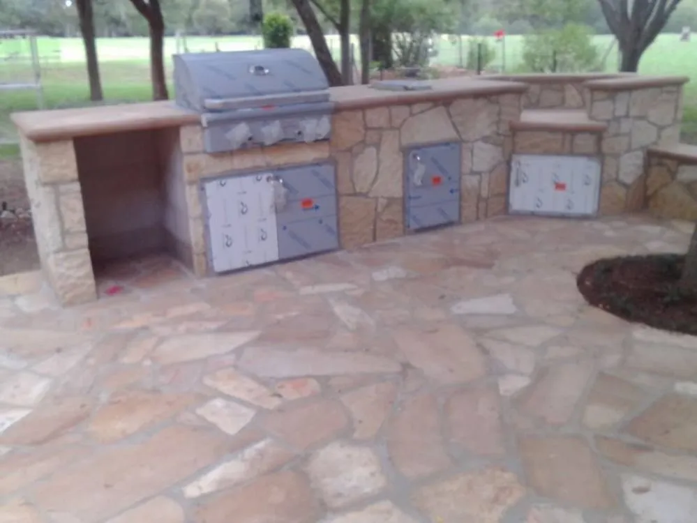 Trusted yard maintenance for homes in Boerne, TX by Tree Trimming & Lawn Services by Juan