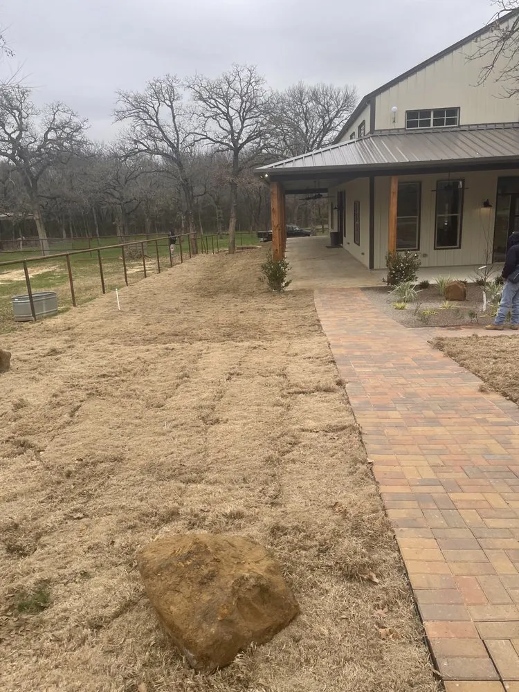 Custom lawn mowing service for homes in Irving, TX by Tree Valley Landscaping