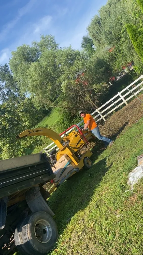 Custom garden landscaping for year-round maintenance in Windsor, PA by Tree Works