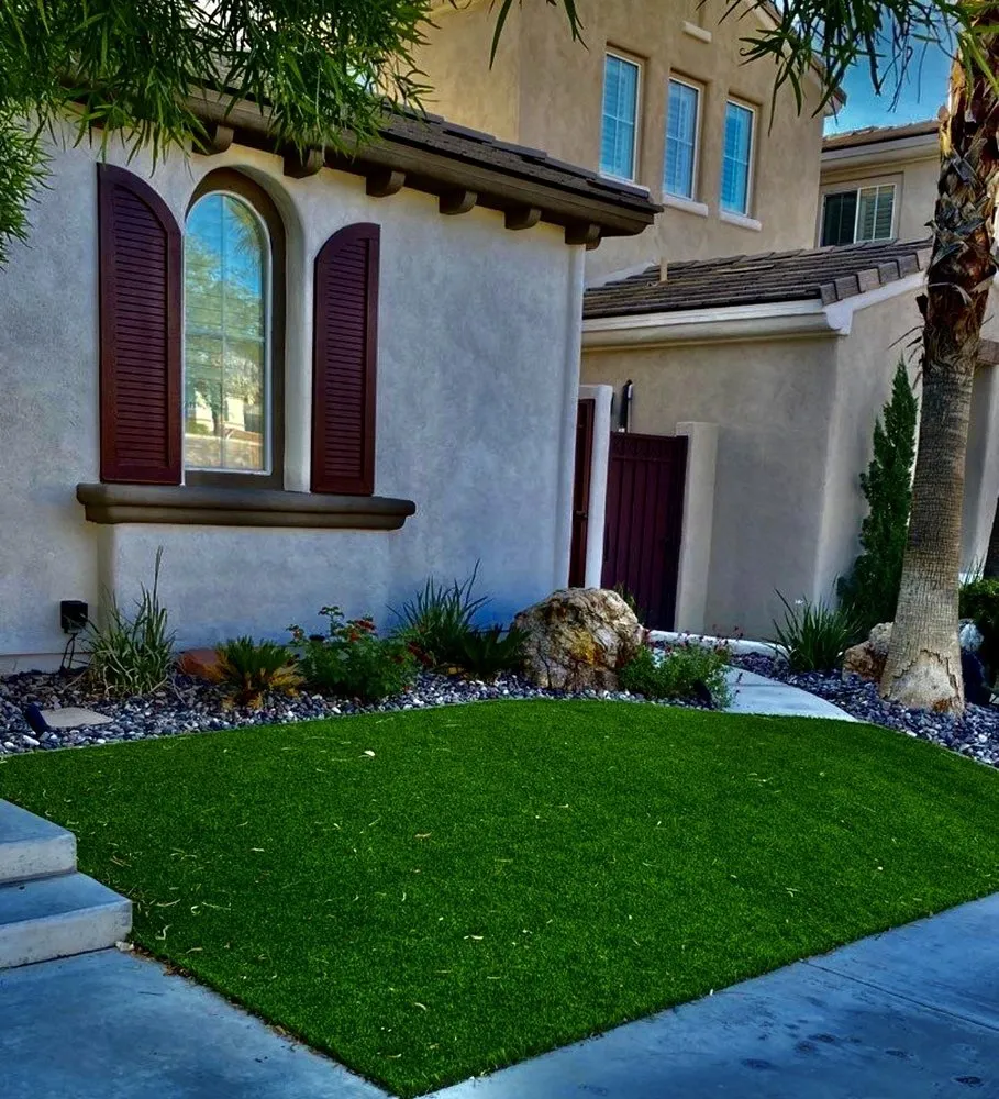 Professional landscape installation in Las Vegas, NV by TreeLine Landscape Services