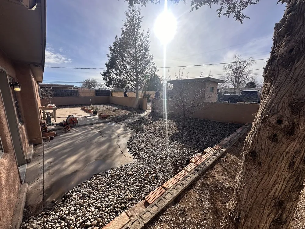 Affordable landscape installation for homes across Albuquerque, NM - TreePros