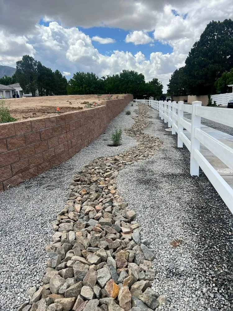 Custom residential landscaping for year-round maintenance in Albuquerque, NM by Trees R' Us