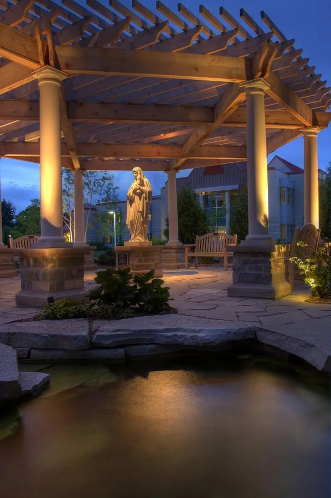 Expert garden landscaping for residential properties in Grafton, WI by Treetops Landscape Design