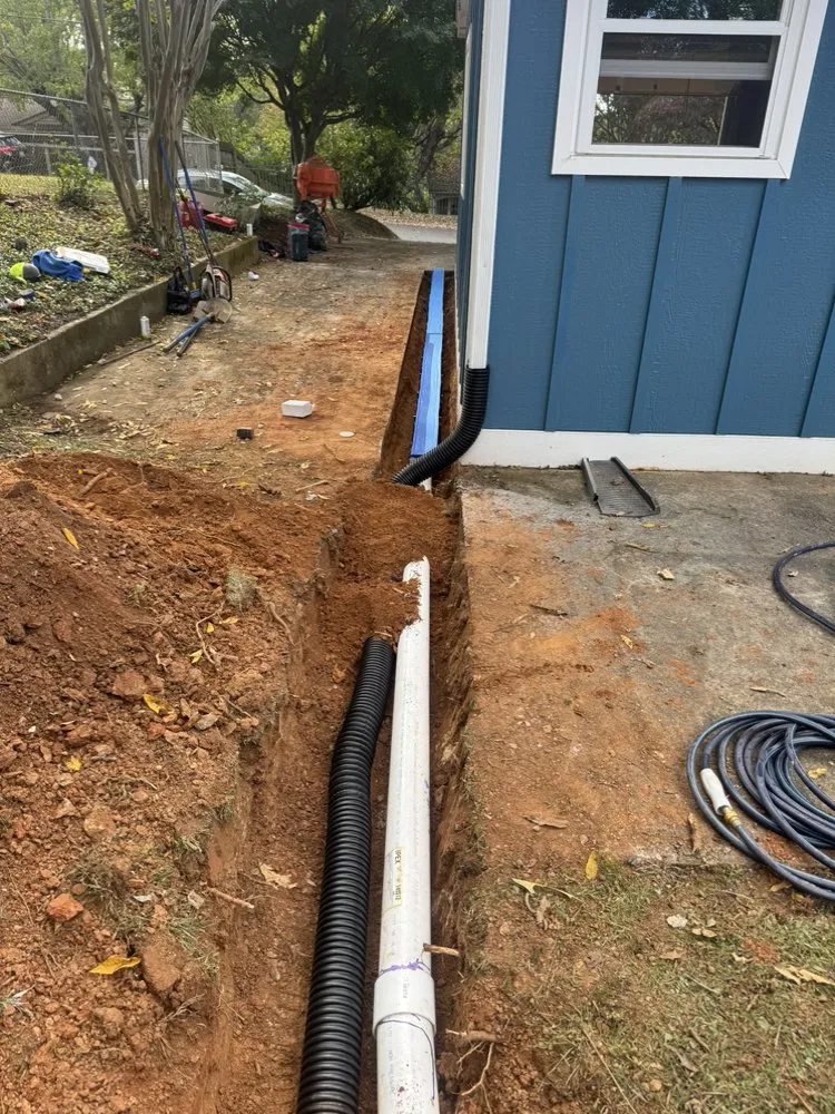 Custom landscaping services for homes in Hendersonville, NC by Trejo Lawn Care