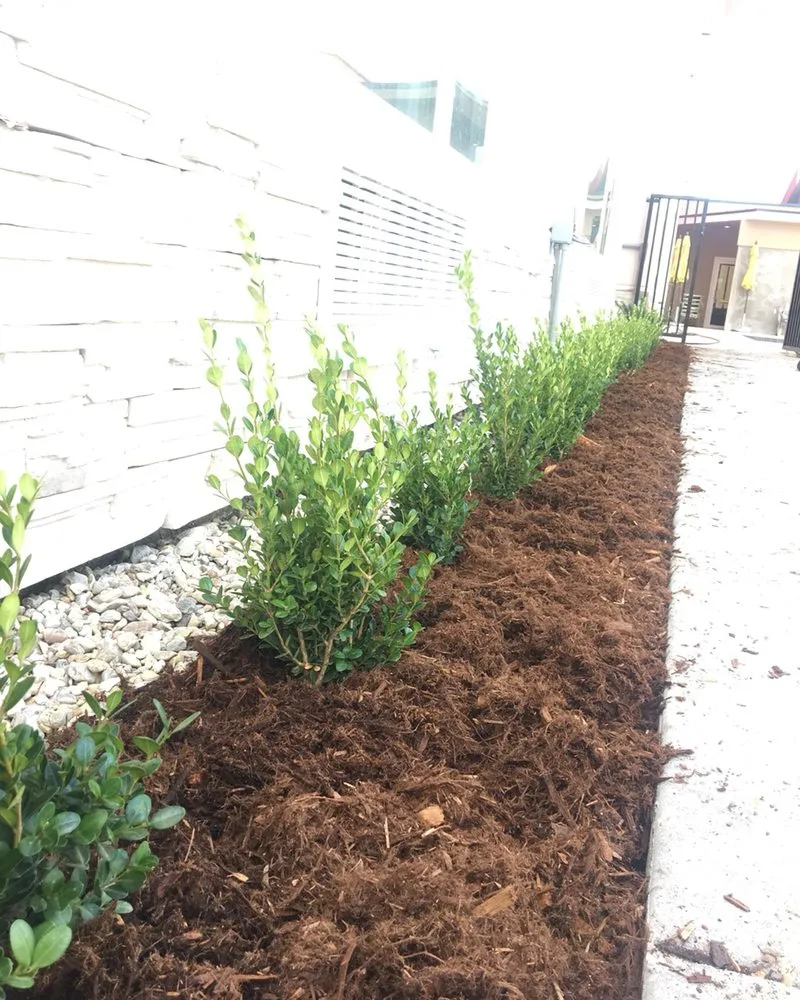 Custom garden landscaping for residential properties in Denham Springs, LA by Treme Landscaping and Grounds Management