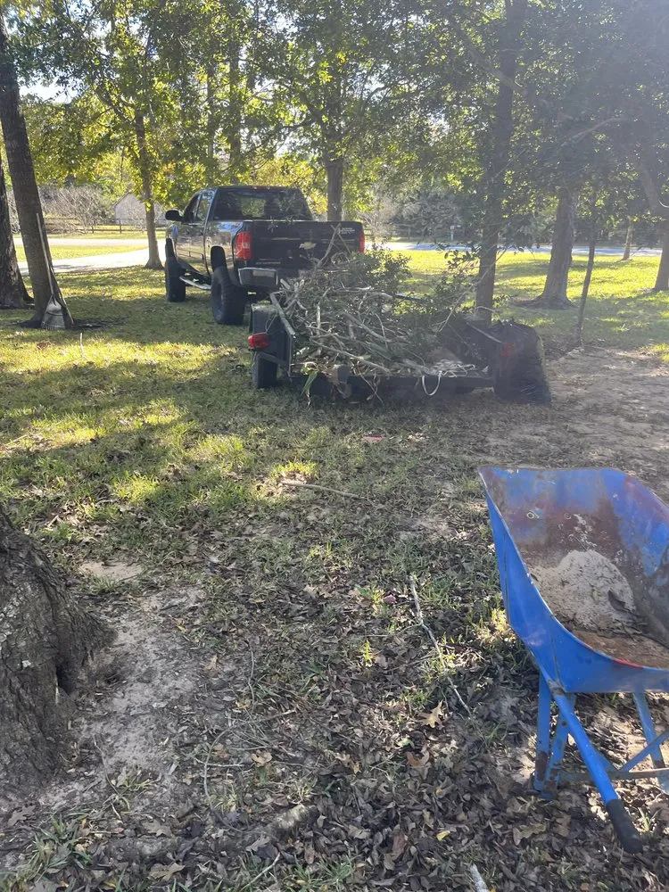 Custom landscape design in Conroe, TX - Trenches To Transformation