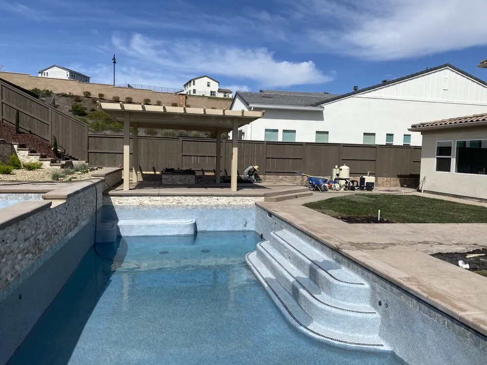 Professional lawn mowing service for residential properties in Folsom, CA by Trenco Construction