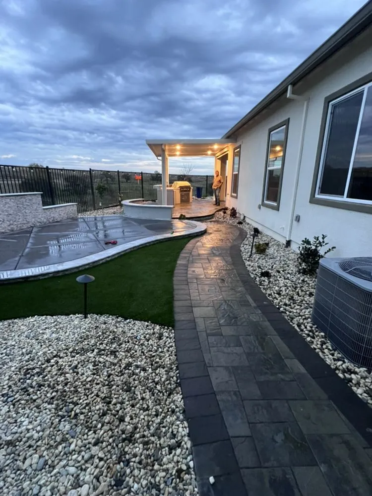 Professional outdoor landscaping in Folsom, CA - Trenco Construction