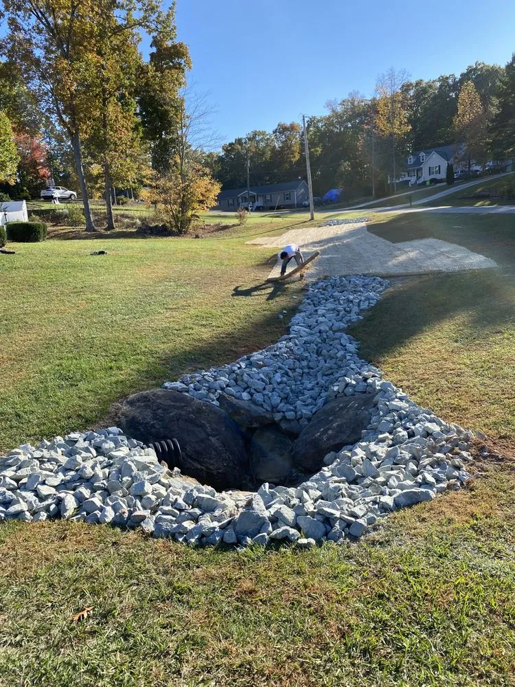 Local garden landscaping for beautiful yards across Randleman, NC - Trent’s lawn care service