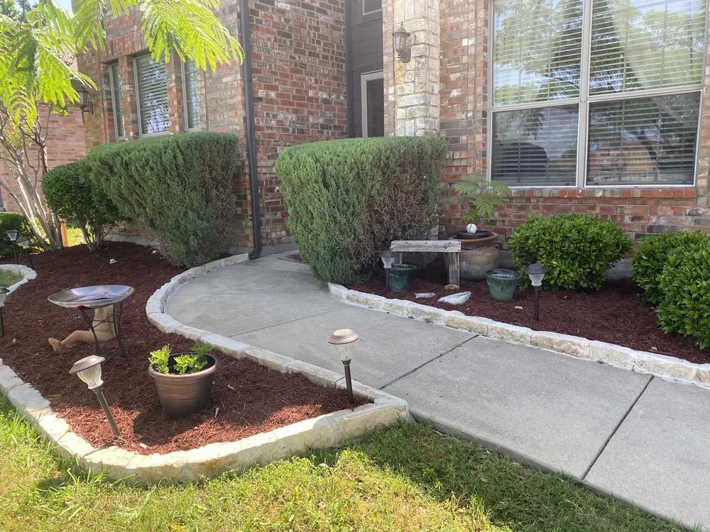 Custom landscaping services in Westworth Village, TX by Tres amigos landscaping