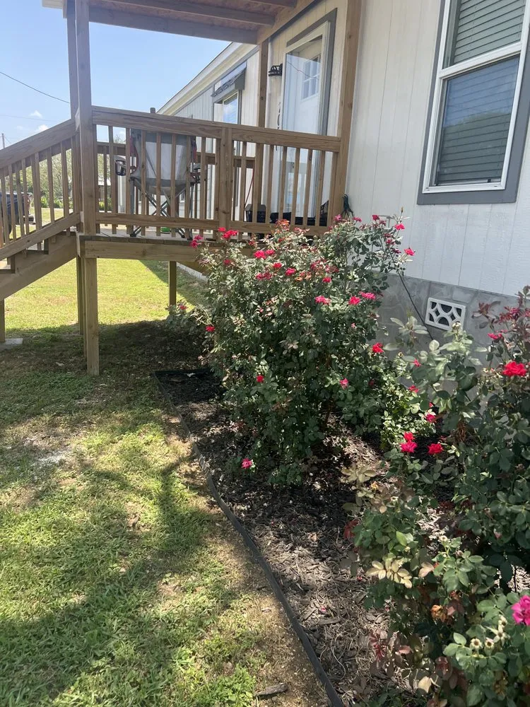 Professional garden landscaping for outdoor upgrades in Nixon, TX by Tres Flores Lawn And Tree Trimming