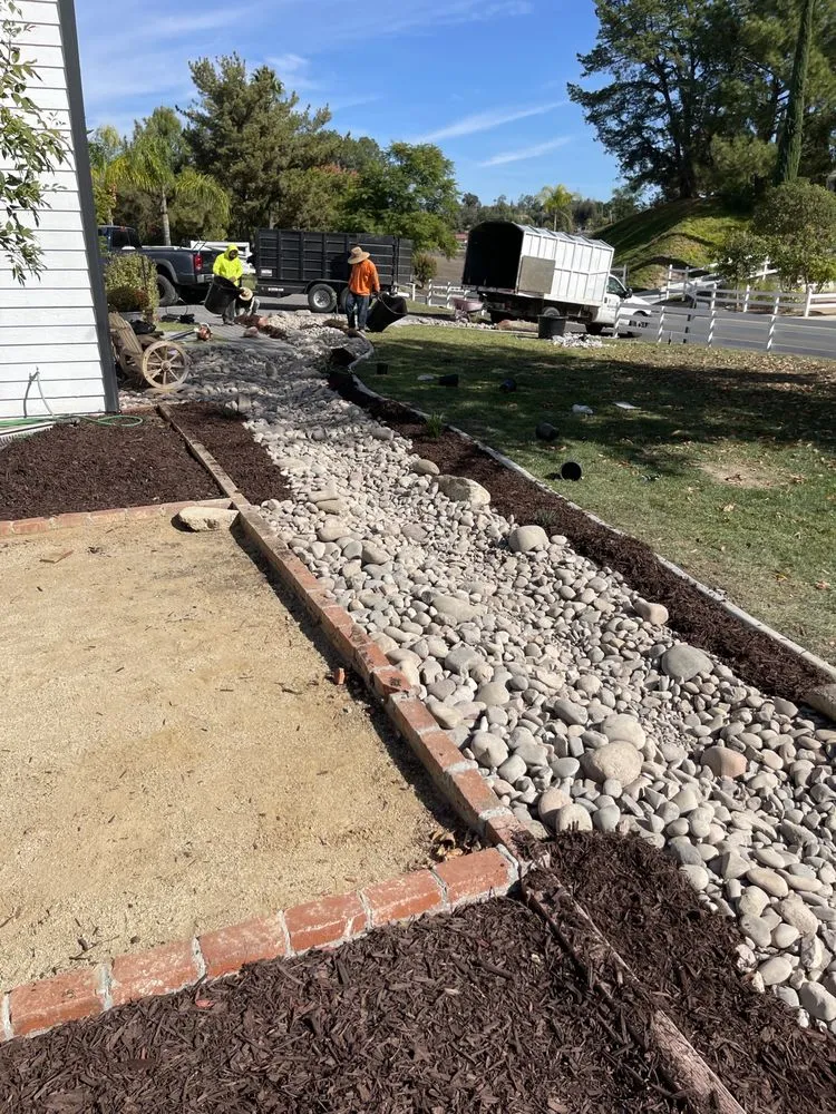 Local outdoor landscaping for year-round maintenance across Fallbrook, CA - Tres Hermanos