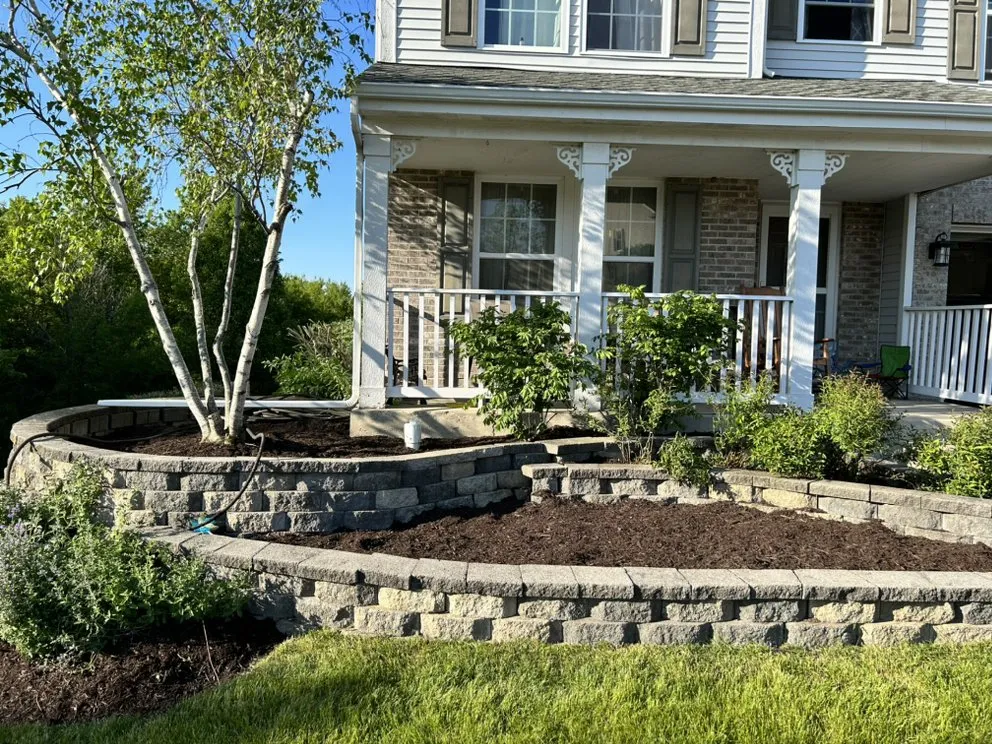 Affordable garden landscaping for year-round maintenance in Woodstock, IL by Tres Potrillos Landscaping