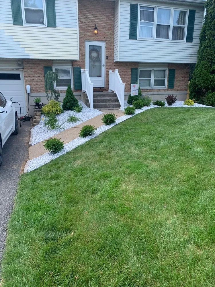 Local outdoor landscaping for homes in Allentown, PA by Tres Reyes Landscaping Services