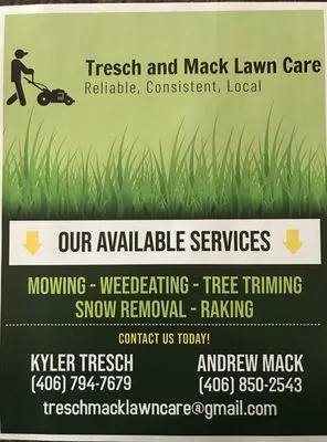 Tresch and Mack Lawn Care Logo