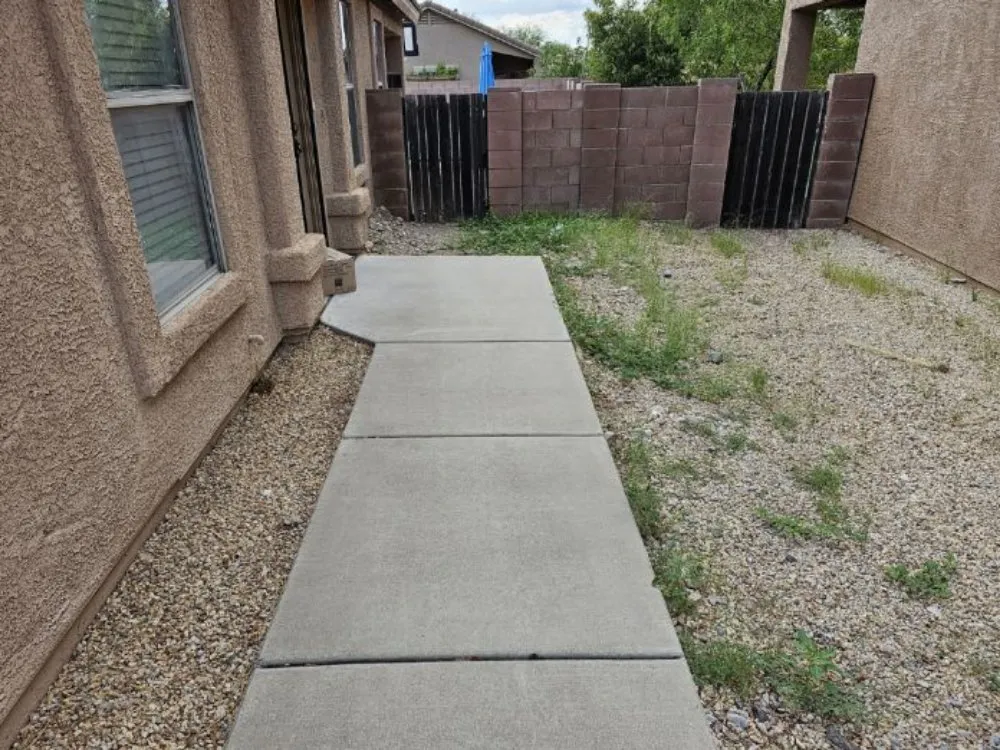 Local landscape installation in Tucson, AZ by Tresflorez Landscaping