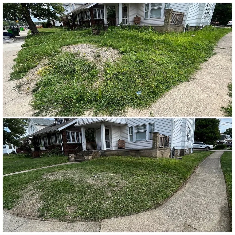 Custom residential landscaping in Strongsville, OH by Treva