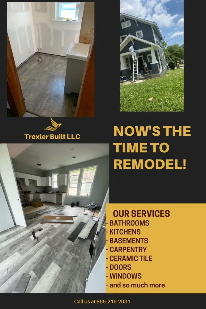 Custom residential landscaping in Maryville, TN by Trexler Built