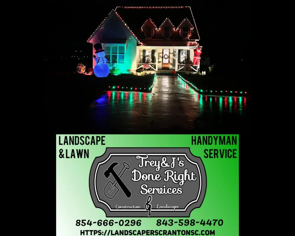 Custom yard maintenance experts serving Scranton, SC - Trey And J's Done Right Services