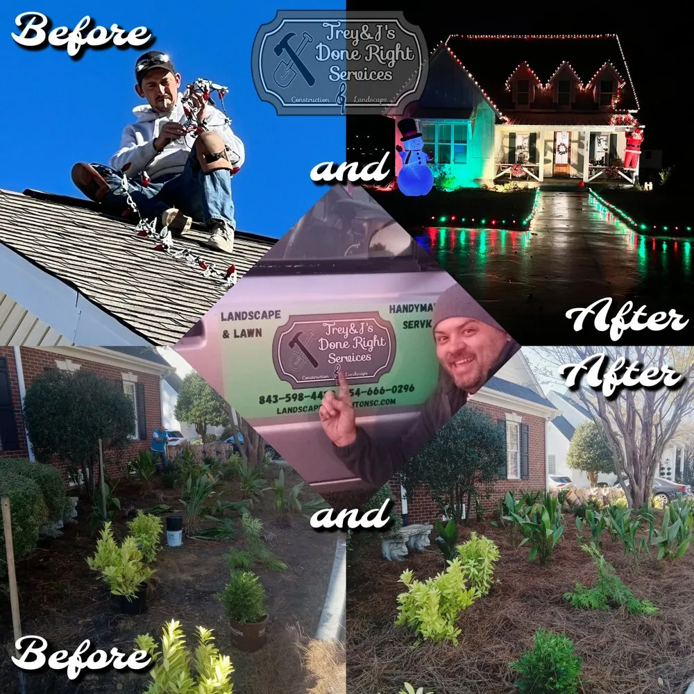 Local landscape design experts serving Scranton, SC - Trey And J's Done Right Services