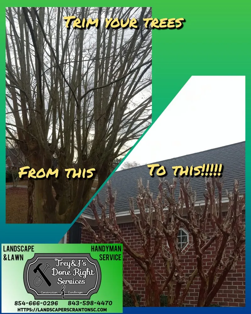 Trusted garden landscaping in Scranton, SC - Trey And J's Done Right Services