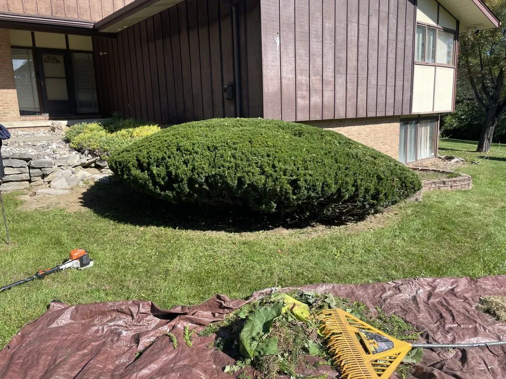 Custom lawn mowing service with custom design across Flint, MI - Trey’ s landscape