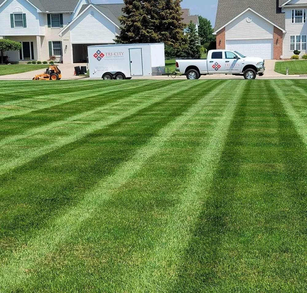 Custom garden landscaping in Midland, MI by Tri-City Property Maintenance