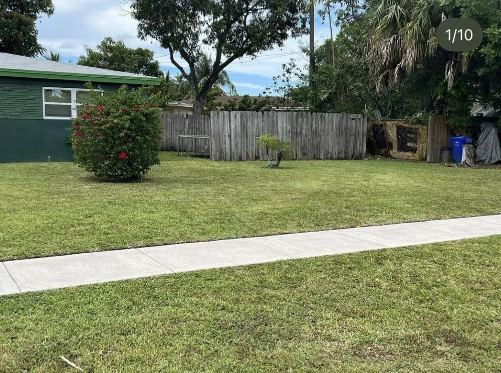 Reliable yard cleanup service with custom design in Fort Lauderdale, FL by Tri county express lawn care